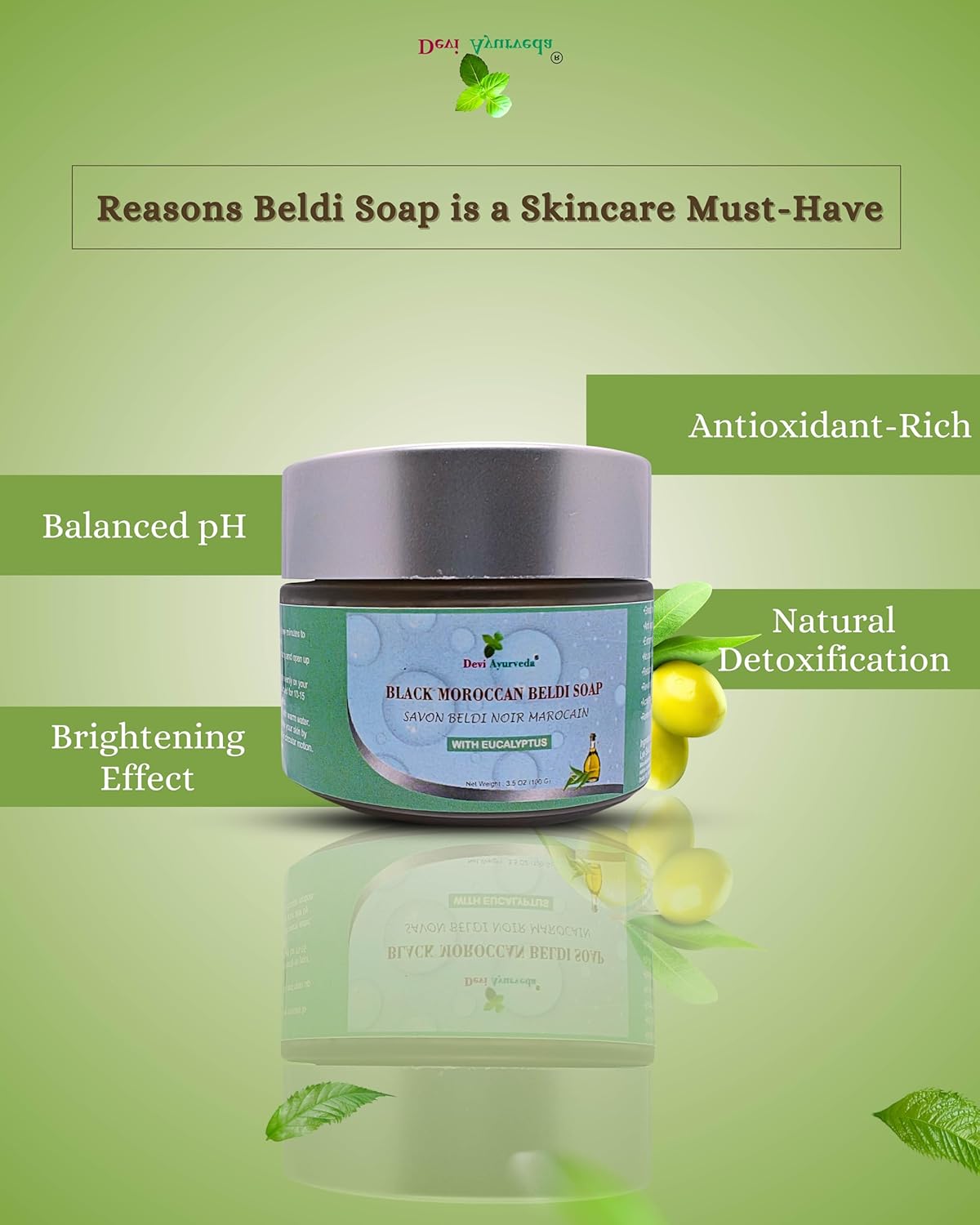 Beldi Soap with Kessa Gloves for Deep Cleansing, Skin Softening, and Detoxifying (2 Beldi Soap + 1 Kessa Gloves) - Image 9